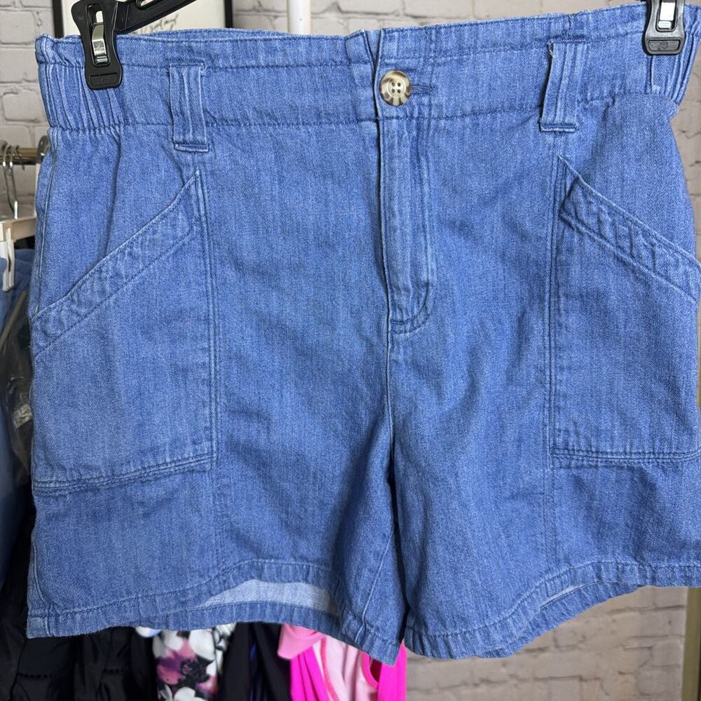 OLD NAVY Women's High-Waisted Chambray Shorts 4" inseam XS